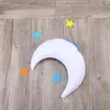 Wall Stickers Clouds Ceiling Hanging Decorations Moon Stars Ornaments For Baby Shower Ry Room (White Cloud Multicolor Stars)