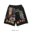 Menshorts Design Shorts Flame Graffiti Casual Fashion Loose Sports Pants Around the World