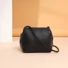 Carteiras Bolsa de ombro de couro genuíno macio Mulheres 2023 Novas bolsas de luxo de luxo carteira feminina casual casual bola crossbody gotes de moda