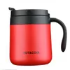 Inexpensive Thermal Insulated Travel Mug 12 oz Stainless steel coffee cup Double vacuum thermos cup with handle LXL52