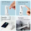 Jisulife Portable Fan Mini Handheld USB 4500MAH Recharge Hand Hond Mall Pocket с фонариком мощности фонарика 240416