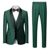 Costumes pour hommes Business Casual Suit Male Wedding Office Robe trois pièces pour les vêtements pour hommes