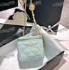 CC Bag Golden Ball Mini Women Crossbody Cross Cross Costept Work Regulowany łańcuch skórzany kołdra luksusowa torebka Vintage Moneta Zakupy