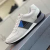 Mode pra casual schoen mannen rennen sneaker italy hete populaire low top elastische banden rubberen kalfsleer ontwerper buiten lichtgewicht tennis casuals sportschoenen eu 38-45