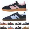 Handball original spezial Designer Sports Chaussures plate-forme décontractée en aluminium Blackgum noir transparent rose rose collégial masculin de marine féminin de gomme marine sportive baskets