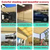 Tents And Shelters Sun Shade Cloth Rectangle Canopy Shades For Outdoor Garden Backyard Patio Pergola Cover Sunshade Sails Uv Block Canovas