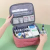 TGA8 Primeiros socorros fornecem mini -saco de armazenamento portátil de medicina portátil Viagem de primeiros socorros de kit de medicamentos Camping Camping Outdoor Survival Bag Pill Caso D240419