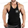 T-shirts masculins gilet de gymnase Muscle homme singulet Men de débardeur masculin