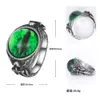 Street Trend Ghost Claw 3-Color Evil Eye Mens Titanium Steel Ring bleknar inte män ringar