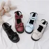Casual Shoes Cute Sweet Lolita Bow Kids 2024 Autumn Red Flat Bottom Uniform JK Mary Jane Harajuku