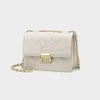 Leather Genuine Womens Bag 2024 Summer Trend Single Shoulder Crossbody Fashion Chain Small Square for Direct Sale