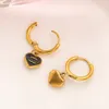 2024 Boucles d'oreilles de créateurs Stud Gold Placing Placing en acier inoxydable Marque de mode Bijoux Famous Femmes Génière Gift Zg2346Q2