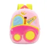 Niedliche Chidren School Bag Verkehr Car Bulldozer Form Kinder Cartoon Plüsch Rücken Kindergarten Rucksack Jungen Girl Schoolbag