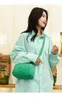 Schoudertassen qiaoduo kleine tas vrouwen canvas casual solide kleur messenger multi-compartiment draagbare mode mom telefoon