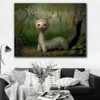 The Tree Show by Mark Ryden Wall Art Canvas Prints Shrealism Art Lovable Animals Oil Painting Cartoon Posterクラシックな有名な壁写真リビングルームの家の装飾