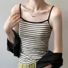 Camisoles Tanks Summer Tops Womens Sexy Fashion Streetwear sans manches imprimées Camisole Coton Colon