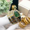 WomenWatch Quartz Watch Fashion Watch Serpentine Orologi 33 mm in acciaio inossidabile orologio oro