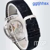 Popularny obserwowanie AP nadgarstek 18K White Gold Manual Mechanical's Men's Watch Neutralny zegarek dla kobiet wolny White Plate 15056BC.OO.A001CR.02