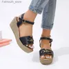 Cadeia de moda de sandálias Sandálias de plataforma curta feminino PU CULHA HAPELA HAPELA SANDALS SANDALS SLABORES GRADIADORES BOLDADORES GRADIPOS Q240419