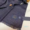 Роскошная золотая нить Pure кашемировый шарф 2024 Дизайнерский шарф шарф чистый ручной ткац