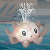 Zand speel water leuk baby bad speelgoed elektrisch sprinkler bad speelgoed voor zwembaden waterplezier (roze) L416