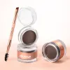 Enhancers O.TWO.O Eyebrow Tint Soap Pigment Brow Gel With Brush 3 Colors Waterproof Longlasting Feathery Brow Sculpt Lift Wax for Eyebrow