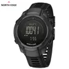 North Edge Vertico Męski barometr wędkarski Watch Watch Fail Fibre Smart Watch for Men Altimeter Compass Sports Watch