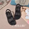 Slippers Xiaoxiang Magic Stick Chain Sandal Thick Lingge Flat Bottom Women's Sandals Leisure Versatile Beach Shoes