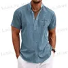 Herrt-tröjor Vintage-skjortor för mens korta slve tops Cross grafiska kläder varje dag enkla t-shirts överdimensionerade skjortor man male blus 2023 T240419