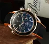 U1 Top AAA Watch Men Luxury Series Quartz Designer Sea Master High Quality Watches 5-Pin Running Second Ocean Diver 600m Multifunctional Calendar Swiss Wristwatches