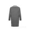 Cappotto da donna in cashmere designer cappotto di moda maxmaras cappotto grigio da donna