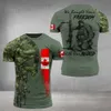 Men's T-Shirts 2023 Canada T-shirts Canada Flag 3d Printed Fashion Veteran Short Slve O-neck T Graphic Oversized Camouflage Mens Clothin T240419