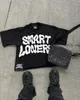 Koszulki mężczyzn American Hiphop Graphic T koszule Drukuj gotycki gotycki Smart Casual Harajuku Streetwear Graphic Y2K Tops Goth Men Ubrania J240419