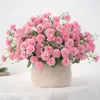 Fleurs décoratives simulation carnation bouquet de décoration de maison de décoration de maison arrangement de fleurs accessoires de prise de vue