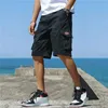 Men's Shorts Male Cargo Pants Knee Shorts Classic Summer Shorts Multiple Pockets Large Size Cotton Half Pants Khaki Grey Shorts 240419 240419