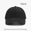 Ball Caps SLECKTON Custom Logo Cotton Baseball Cap For Men And Women Brand Design DIY Print Embrodiery Summer Sun Hat Adult Unisex