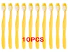 10 pcs El Brosse à dents jetable et dentifrice Whitetening Set Wash Wash Bash Brosse dentaire Suppens dentaire entièrement 7032819