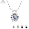 AnuJewel 1ct 3ct 5ct D Color Diamond Top Quality 18K Gold Plated Pendant Necklace Fine Jewelry Gifts Wholesale 240409