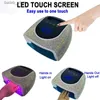 Sécheurs à ongles 96W UV LED LED avec des strass 19200mAh Protables Lautres à ongles sans fil rechargeables avec tactile à LED 4 Timer Réglage Y240419