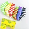 Giocattoli di agitazione per la festa di lumaca favore favorisce le luci 3d flessibili articolate da 19 cm Slug Fidget Toy Relief Anti-Anxiety Sensory Toys for Children Adult