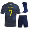 Child Man 24/25 23 Mclean Soccer Jersey 5 Hanley 8 McGregor 16 McKenna 3 Robertson 24 Gordon 2 Ralston 17 Armstrong National Team Football Shirt Kits Uniforme Sugelan