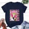 Camisetas para hombres Lindas divertidas Kanroji Mitsuri Camiseta Fashion Anime Estampado Tamisón Mujer Summer Casco redondo suelto TS T240419