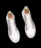 Scarpe da sposa designer di lusso in stile moda Sneakers in pelle stampata bianca con stampato con la piattaforma di laceup primaverili MA2982951