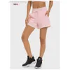 Desginer Alooo Yoga Shorts Donna Pant Top Women Summe Ucido Shortness Shorts Cinepri pantaloni sportivi traspiranti leggeri per le donne