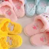 Sanrios Slipperskawaii Cinnamoroll My Melody Soft Plush Toys Warm Winter Intervior Slippers for Women