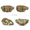 Pacote Tactical Fanny Pack Pack de alta qualidade Esportes ao ar livre Cintura bolsa multiuso sacos de cinto para camping caminhando viajando de corrida