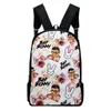 Mode mignon garçons filles décontractées scolaire de voyage de voyage de dossier de dos pack de sacs à école d'études Bad Bunny Heart Sac à dos