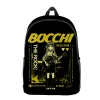 Mochilas Popular Bocchi The Rock Anime Pupil Bookbag Backpacks Mochilas 3D Impressão Oxford Oxford Property Boys/Girls Fashion Travel Mackpacks