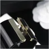 Bangle luxe ontwerper gouden diamantarmbanden voor vrouw dames polsband zwarte acrylbangen armband officieel merk replica premiu otdnk