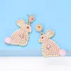 Dange oorbellen yutsai schattig imitatie parel drop mode meisje dieren hanger kantoorfeest oorbel voor vrouwen geschenken yt1112